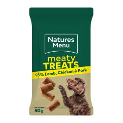 Natures Menu Meaty Treats Lamb, Chicken & Pork