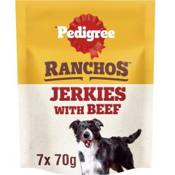 PEDIGREE RANCHOS Originals Jerkies Dog Chew Treat Beef Flavour