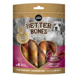 Zeus Bones Duck & Cranberry Large Rolls