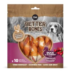 Zoë Better Bones Duck & Cranberry Chicken Wrapped Large Rolls