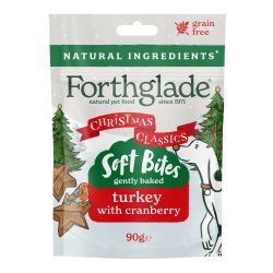 Forthglade Christmas Classics Natural Soft Bites Turkey & Cranberry