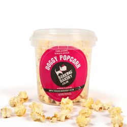 The Barking Bakery Dog Cheese Popcorn Tub