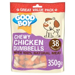 Good Boy Chewy Chicken Dumbbell