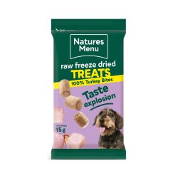 Natures Menu Raw Freeze Dried Bites Turkey