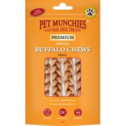 Pet Munchies Buffalo Dental Chew (small 4 pack)
