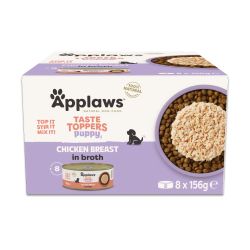 Applaws Taste Toppers Wet Puppy Food Chicken Breast in Broth Multipack