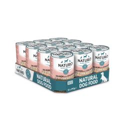 Naturo Adult Dog Grain & Gluten Free Salmon with Chicken in a Herb Jelly 12pk