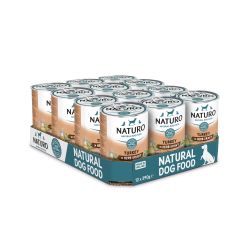 Naturo Adult Dog Grain & Gluten Free Turkey in a Herb Gravy 12pk