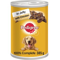 Pedigree Adult Wet Dog Food Tin Chicken in Jelly