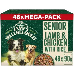 JAMES WELLBELOVED SENIOR DOG LAMB & CHICKEN IN GRAVY 48 PACK