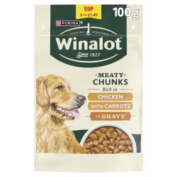WINALOT Meaty Chunks Mixed in Gravy Chicken