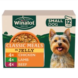 WINALOT Meaty Chunks Small Dog Mixed in Jelly Wet Dog Food 12pk