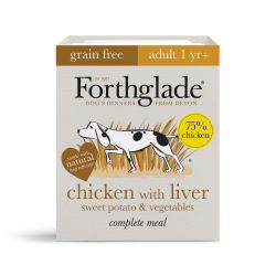 Forthglade Adult Dog Complete Grain Free Chicken, Liver, Sweet Potatoes & Vegetables