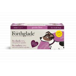 Forthglade Complete Grain Free Small Dog Duck & Turkey 8pk
