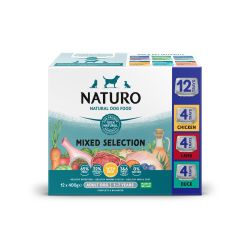 Naturo Adult Dog with Rice Mixed Selection Variety 12Pk