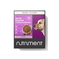 Nutriment Senior Dog Gently Steamed Turkey & Salmon