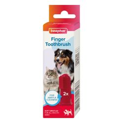 Beaphar Soft Finger Toothbrush for Cats and Dogs