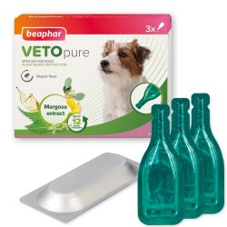 Beaphar VETOpure Plant-Based Protection Flea Spot-On for Dogs under 15kg