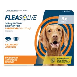 Fleasolve Spot On Flea Treatment -  Large Dog