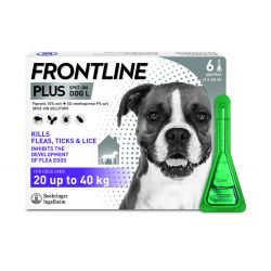Frontline Plus Large Dog - 6 Pipettes