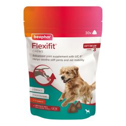 Beaphar Flexifit Optimum UC-II Joint Supplement Chews for Dogs, 30 Chews