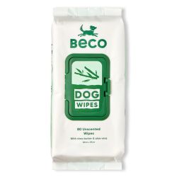 Beco Dog Unscented Dog Wipes