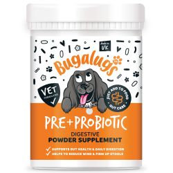 Bugalugs Pre + Probiotic Digestive Powder Supplement