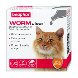 Beaphar WORMclear Spot-On for Cats