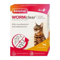 Beaphar WORMclear Worming Tablets for Cats