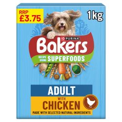 BAKERS Adult Dog Superfoods Chicken & Vegetables PMP£3.75