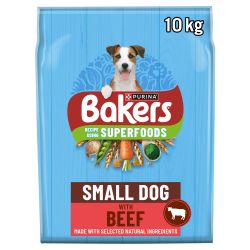 BAKERS Adult Dog Superfoods Small Breed Beef