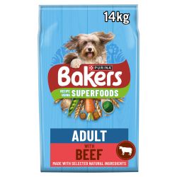 BAKERS Superfoods Beef with Vegetables Dry Dog Food