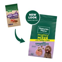 Natures Menu Mighty Mixer with Turkey & Oats
