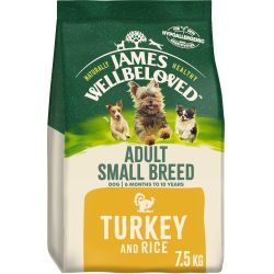 James Wellbeloved Adult Small Breed Dry Dog Food Turkey & Rice