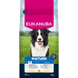 EUKANUBA Mature Medium Breed rich in fresh chicken