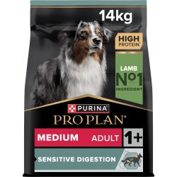 PRO PLAN Medium Puppy Sensitive Digestion Lamb Dry Dog Food