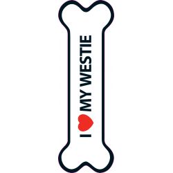 I Love My Westie Magnet