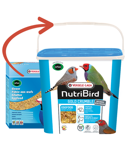 [VL127] Versele Laga Nutribird Gold Crumble Dry Eggfood For Tropical Finches