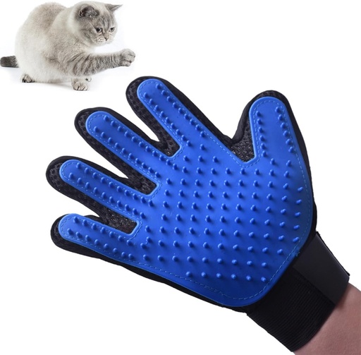 Pet Grooming Gentle Hair Glove For Cats Dogs Monkeys & Any Other Furry Pets