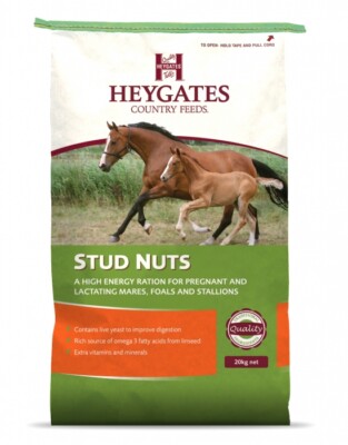 Heygates Country Feeds Stud Nuts With Live Yeast