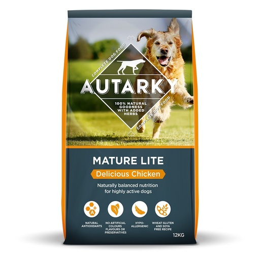 [AUT028] Autarky Chicken Mature Lite (Low Calorie Food Older / Overweight) Dog Food