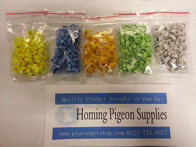 Racing Pigeon Clip Rings 5Mm (Numbered)