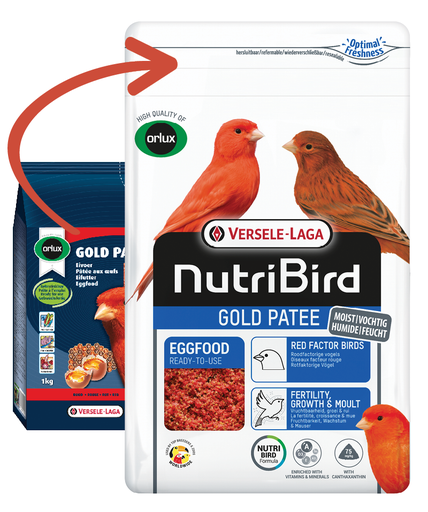 [VL428] Versele Laga Nutribird Gold Patee Red Factor Canary Birds Birds With Red