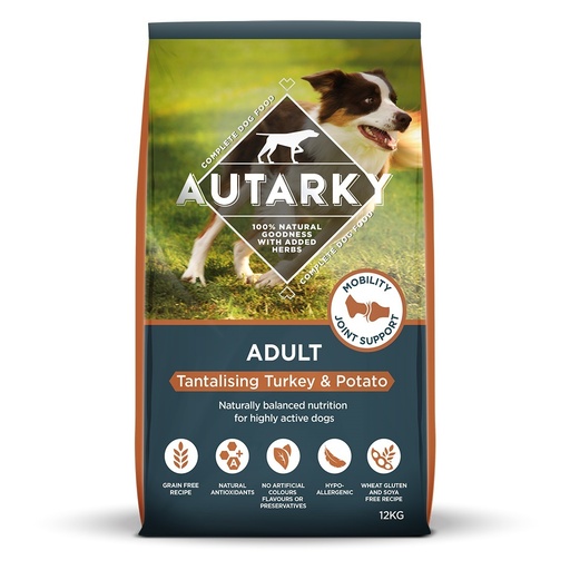 [AUT026] Autarky Turkey & Potato Dog Food (Hypoallergenic Recipe & Grain Free)