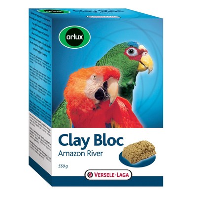 [VL1511] Versele Laga Orlux Clay Bloc Amazon River (Parrots & Parakeets) X1