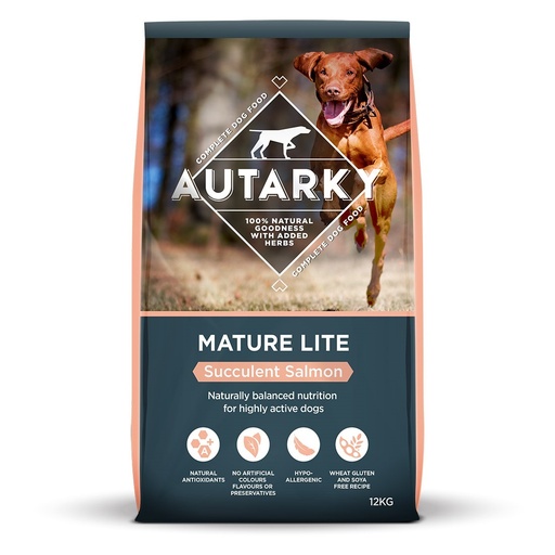 [AUT029] Autarky Salmon Mature Lite (Low Calorie Food Older / Overweight) Dog Food