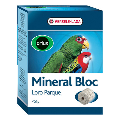 [VL1515] Versele Laga Orlux Mineral Bloc Loro Parque (Parrots & Parakeets) 400Gx1