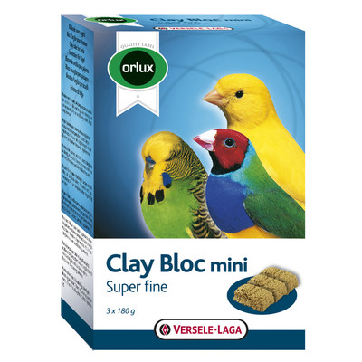 [VL1512] Versele Laga Orlux Clay Bloc Mini Super Fine (Budgies, Canary & Finches) 540Gx1