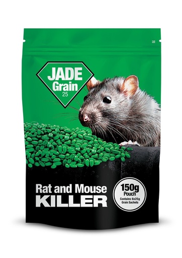Lodi Jade Grain 25 Pouch Rat & Mice Posion Bait Killer