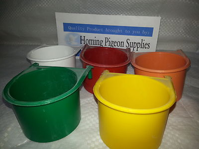Range Of Cups, Drinkers, Feeders Etc For Caged Pigeons, Poultry, Quail Etc